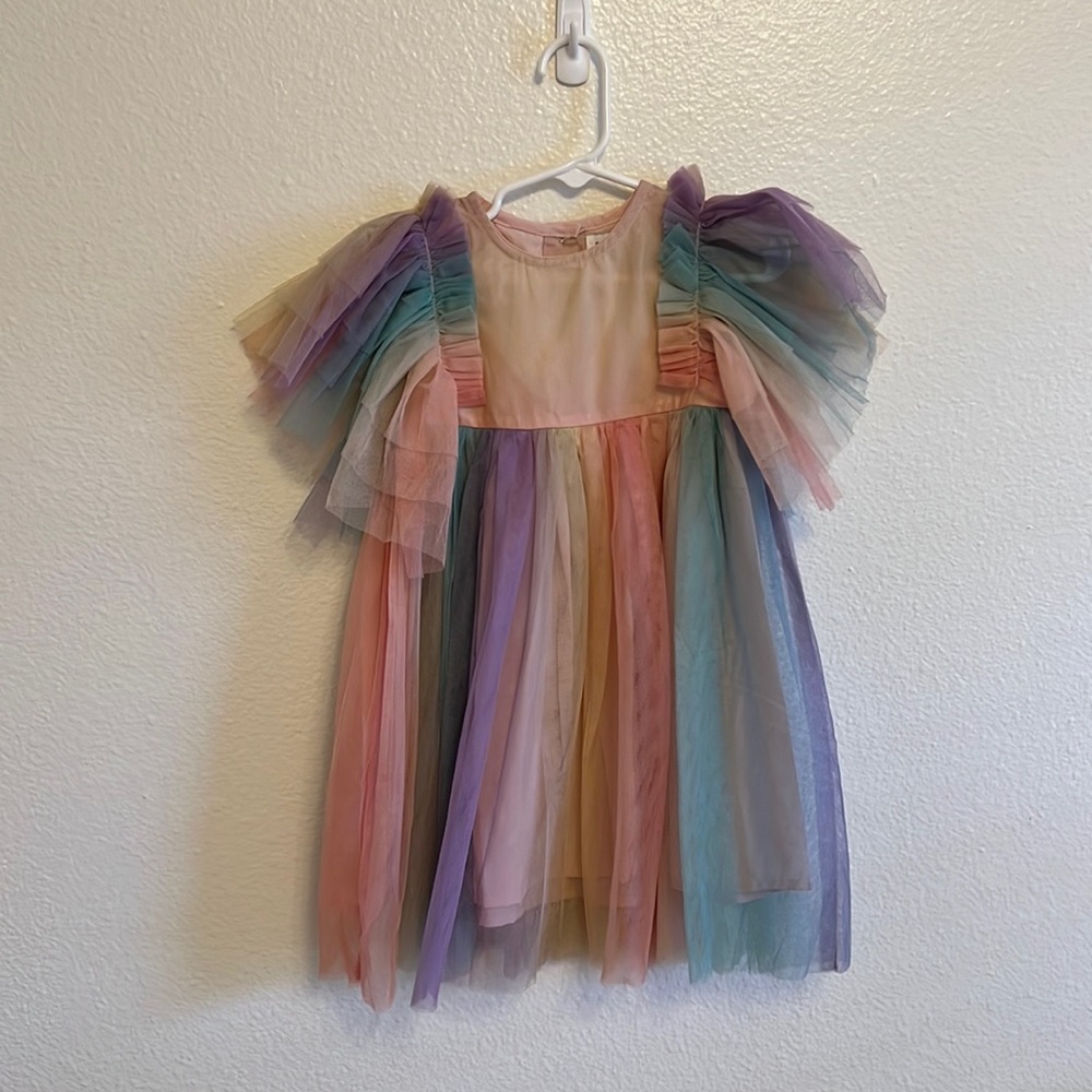 Lola + The Boys Sherbet Swirl Multicolor Dress